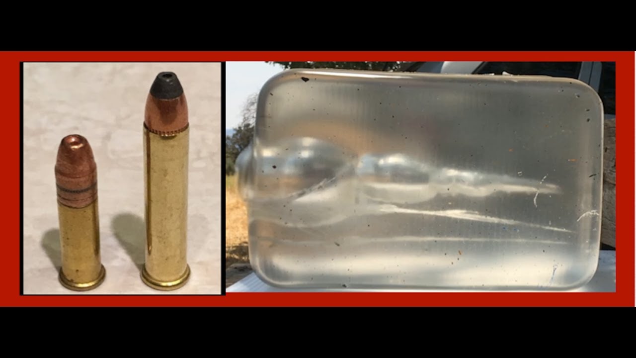 22LR VS 22 Magnum  Comparacion y pruebas de daño en gelatina balistica