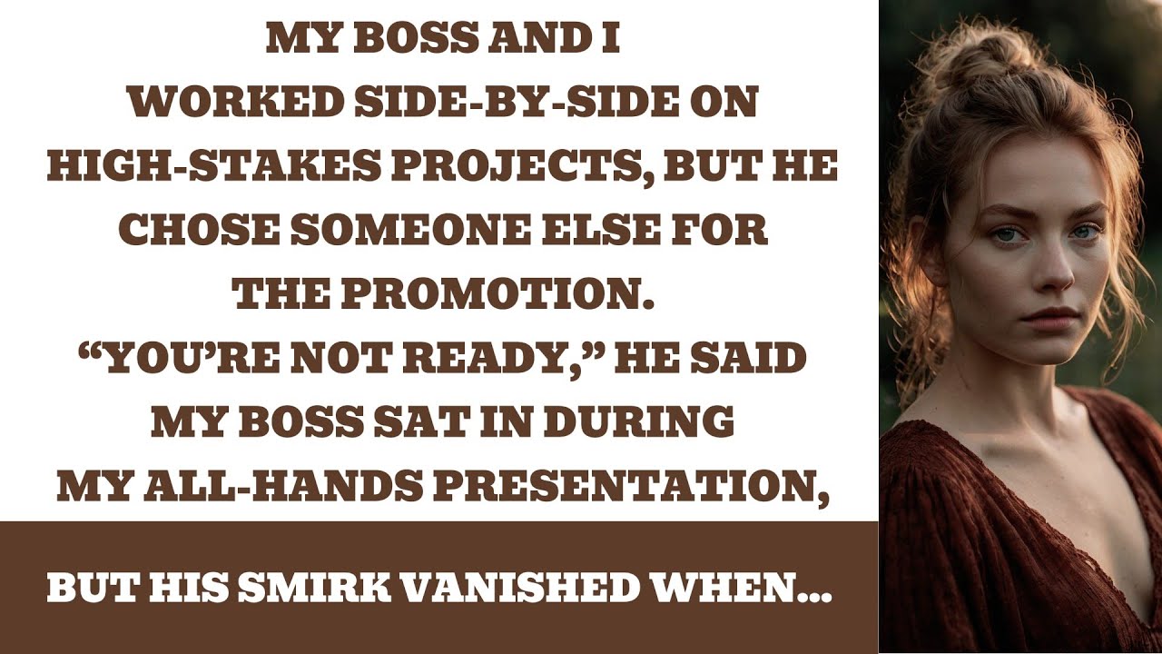 My Boss Praised Me Secretly After Passing Over Me, Their Smirks Vanished When&hellip;