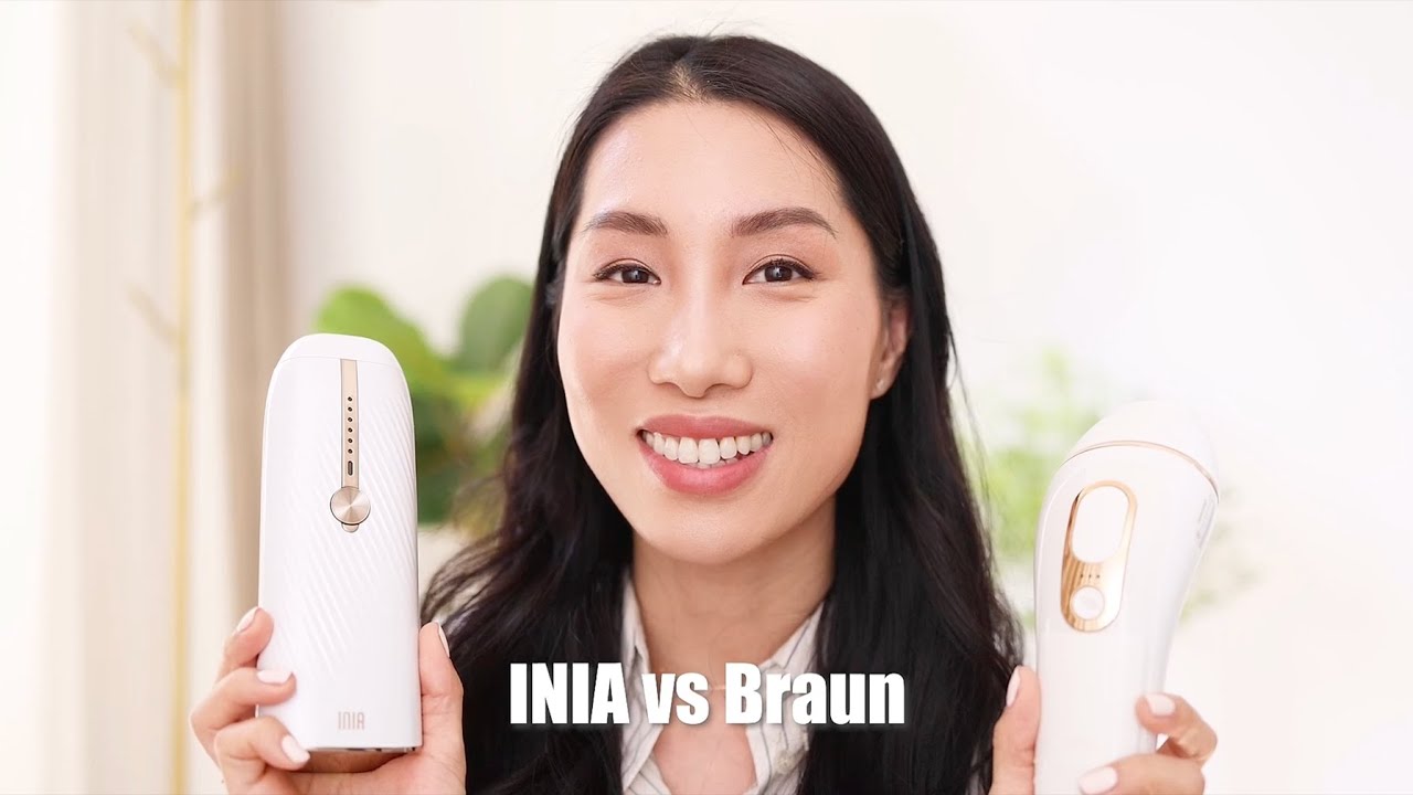 INIA против Braun | Тестирование и обзор IPL-эпиляции | Двойной импульс против одинарного импульс...