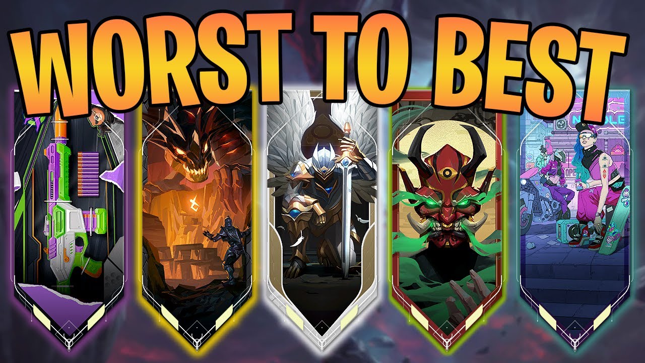 Ranking Every COLLECTION CARD in VALORANT From Worst to Best