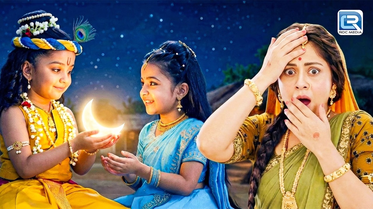 कान्हा ने लाया राधा के लिए चाँद का टुकड़ा देख मैया हुई हैरान | Yashomati Maiyya Ke Nandlala | New Ep