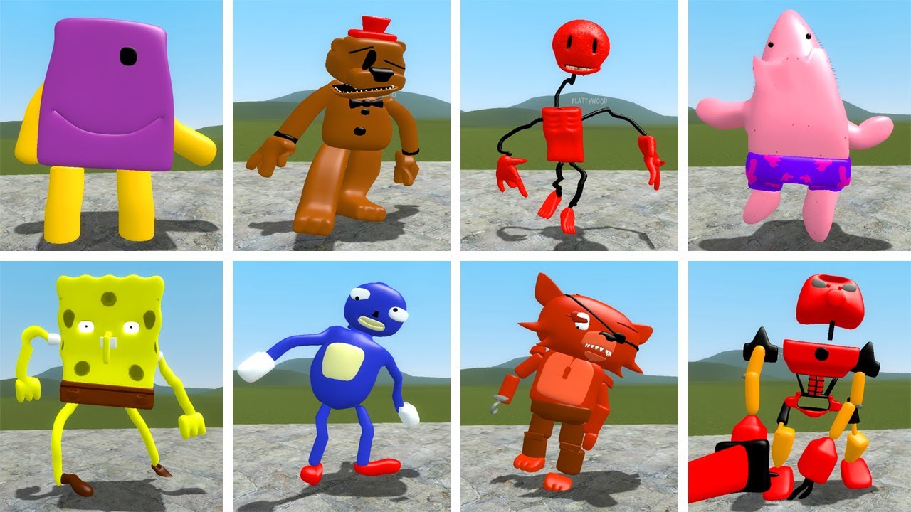 ALL 3D SANIC CLONES MEMES DISTORTED NEW UPDATE in Garry's Mod