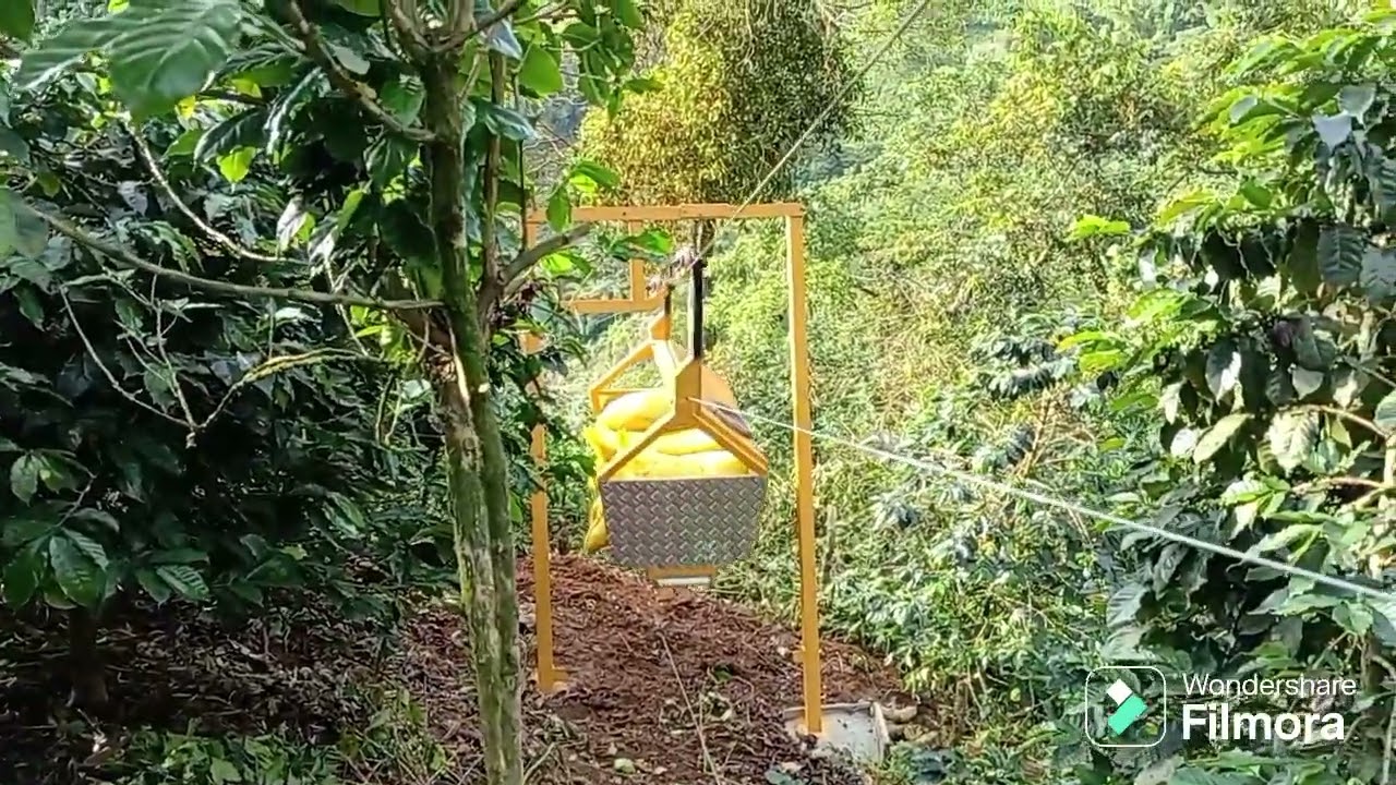 Nueva Garrucha para transporte de carga agrícola entregada en Buenavista Quindío 🇨🇴🚡