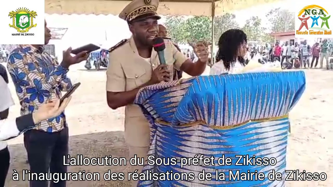 L'adresse du Sous-préfet de Zikisso à la population Ziki