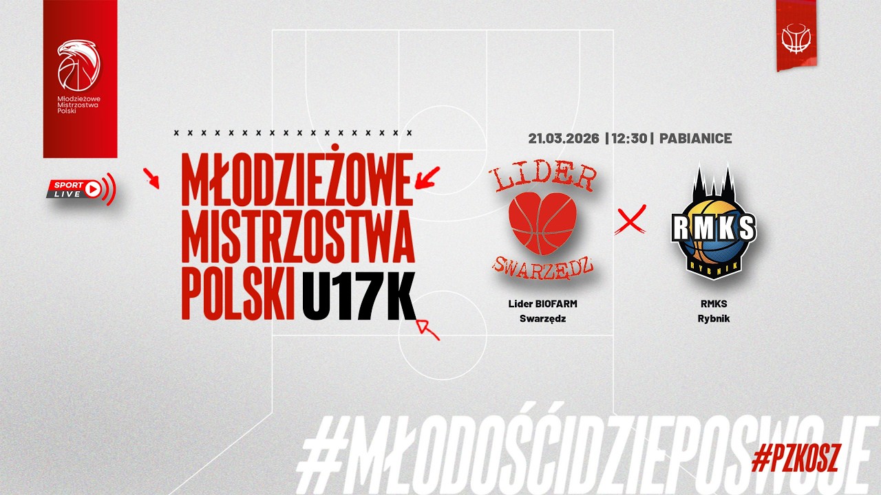 Lider BIOFARM Swarzędz - RMKS Rybnik (1/4 MMP U17K)