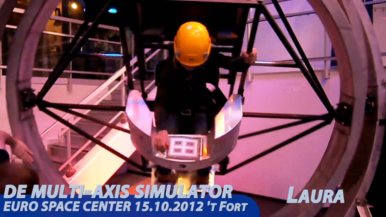 't Fort bezoekt het Euro Space Center
