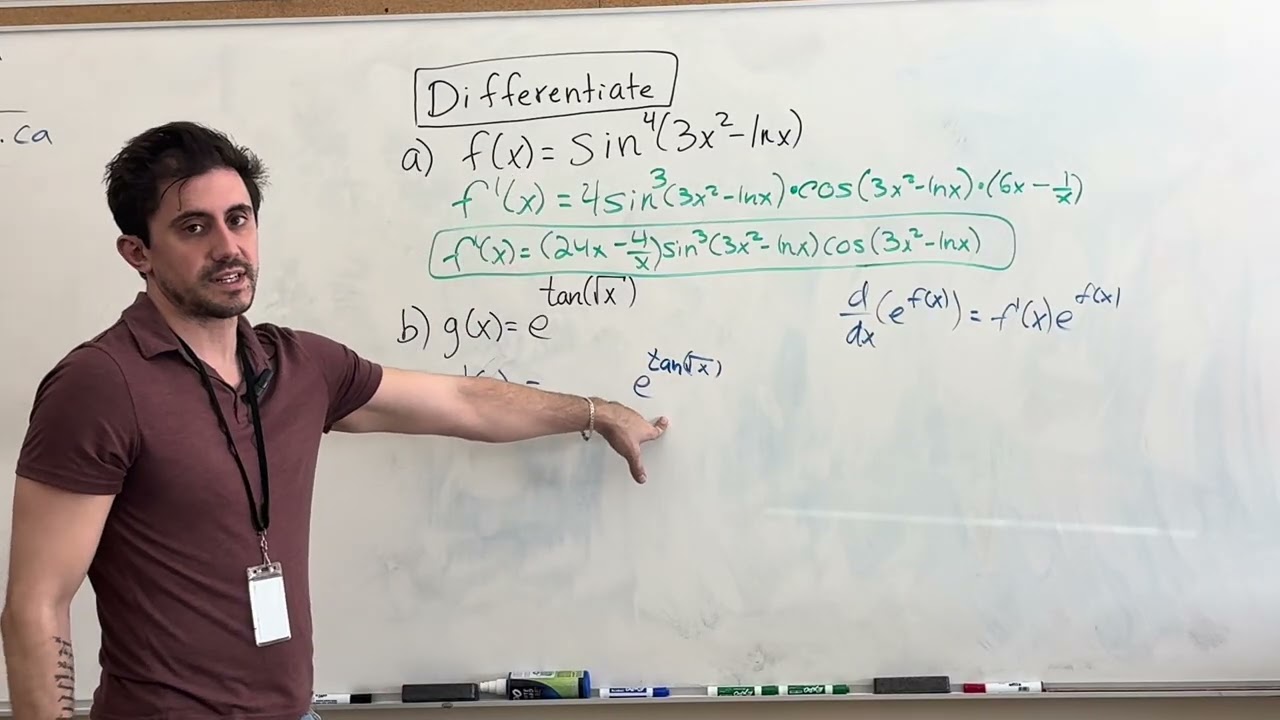 Calculus 12 - Tricky Derivatives 