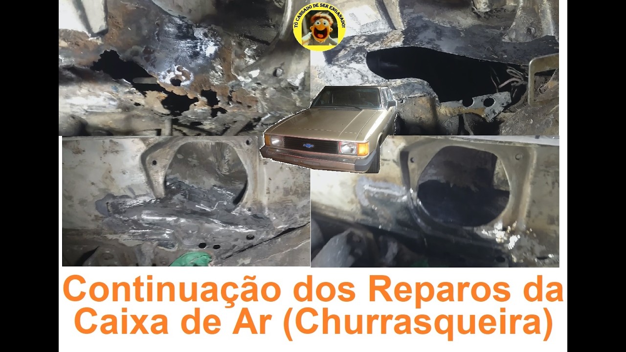 Reparos na Caixa de Ar Churrasqueira Continuação