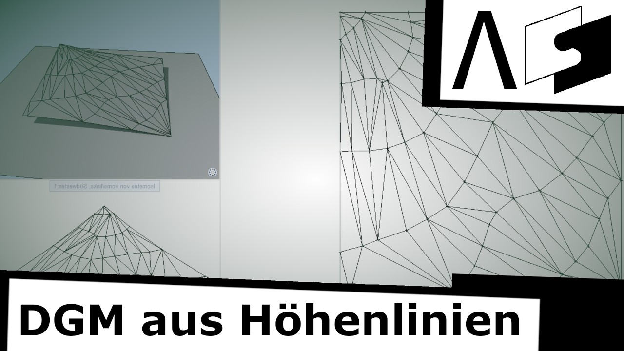 DGM aus Höhenlinien in Allplan modellieren