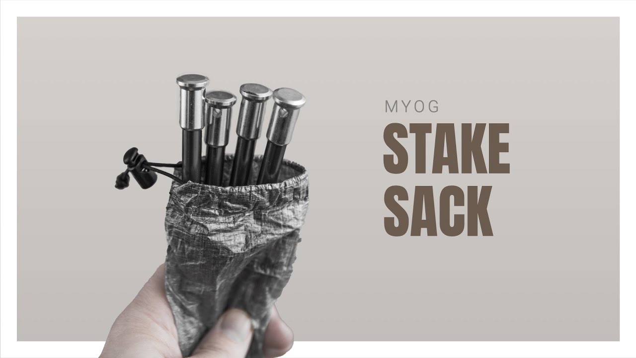 DIY Ultralight Dyneema Stake Sack - MYOG