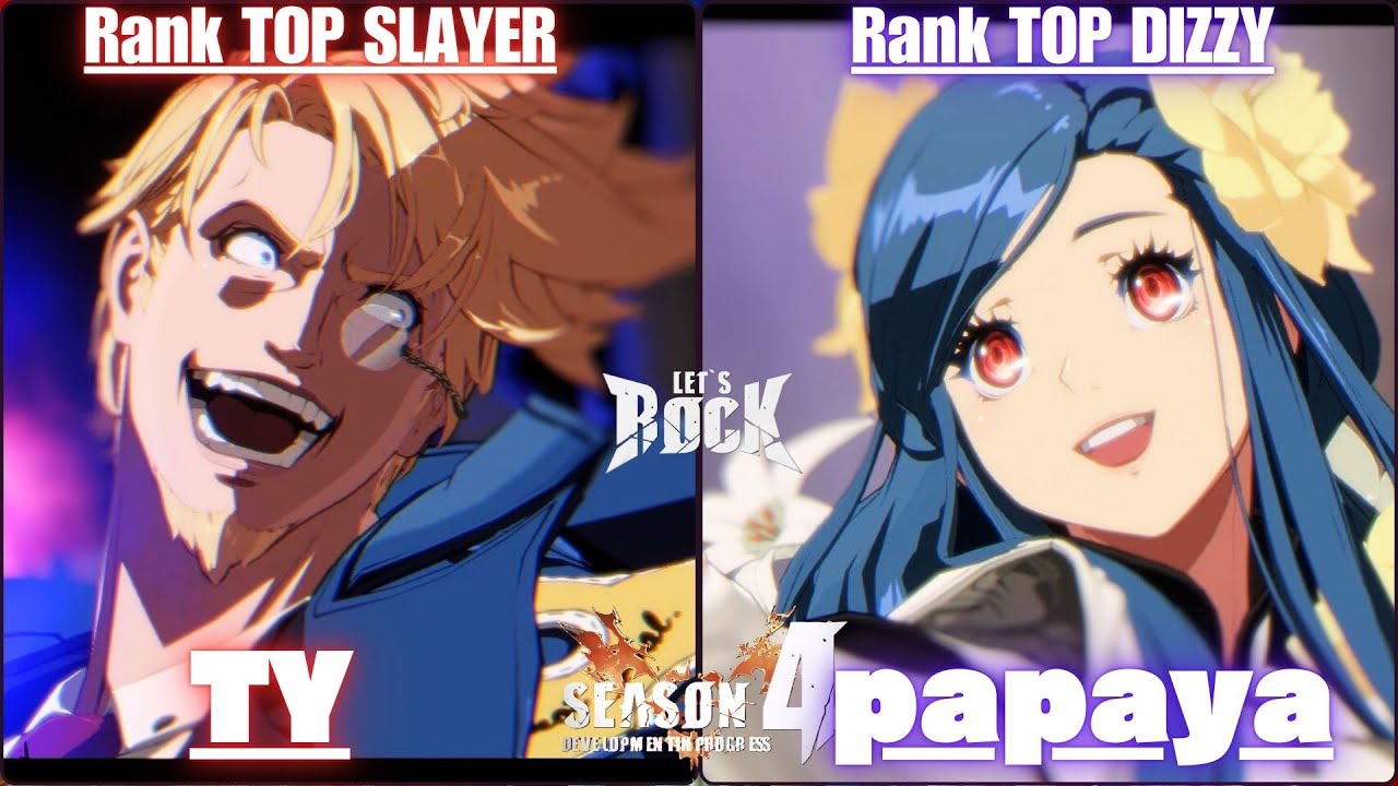 GGST➤Rank TOP SLAYER /スレイヤー [ TY ] vs Rank TOP DIZZY / ディズィー [ papaya ] Guilty Gear Strive