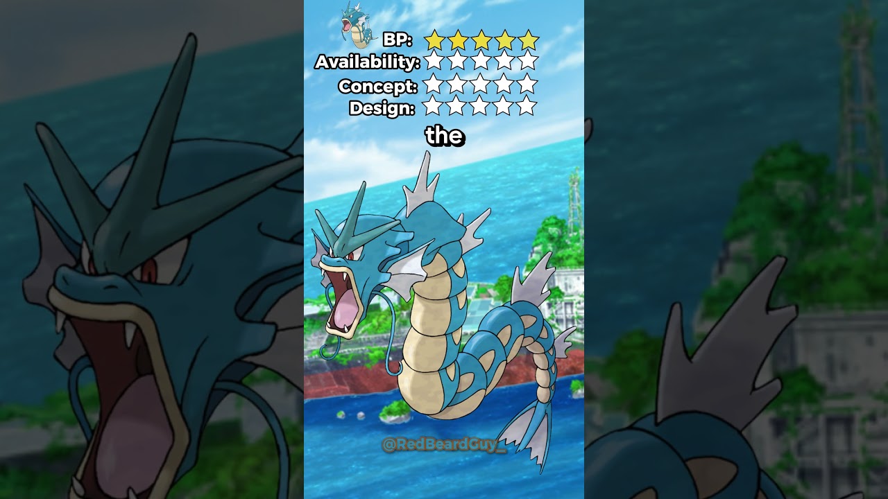 Is GYRADOS the PERFECT Pokemon? RATE EM' ALL! Ep #130 #Gyarados #rateemall #pokemon