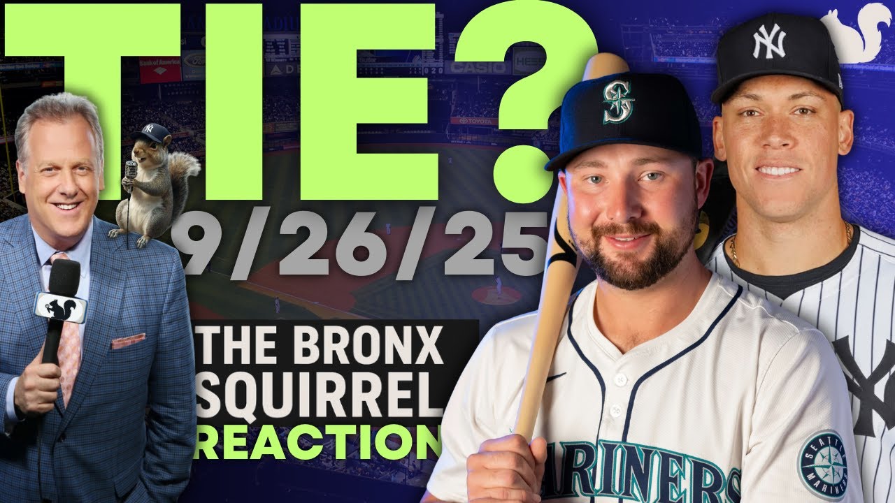 Michael Kay 50/50 TIE Aaron Judge or Cal Raleigh? MVP Race Tie! The Bronx Squirrel Reaction | TMKS