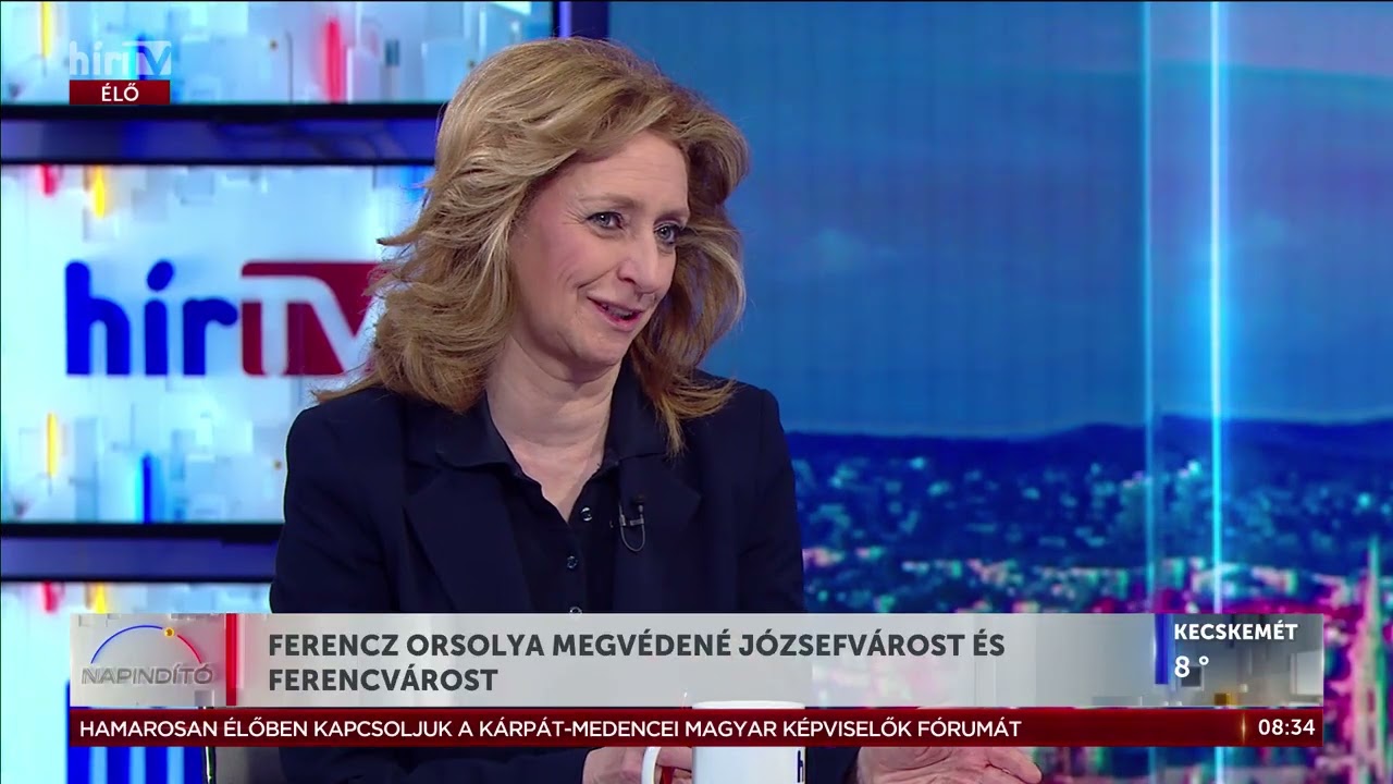 Ferencz Orsolya megvédené Józsefvárost és Ferencvárost - HírTV