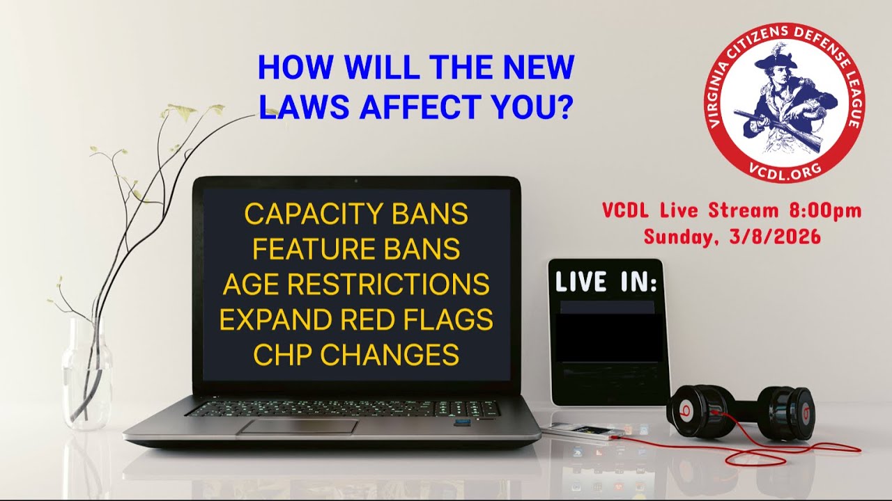 VCDL Live Stream & Legislative Update