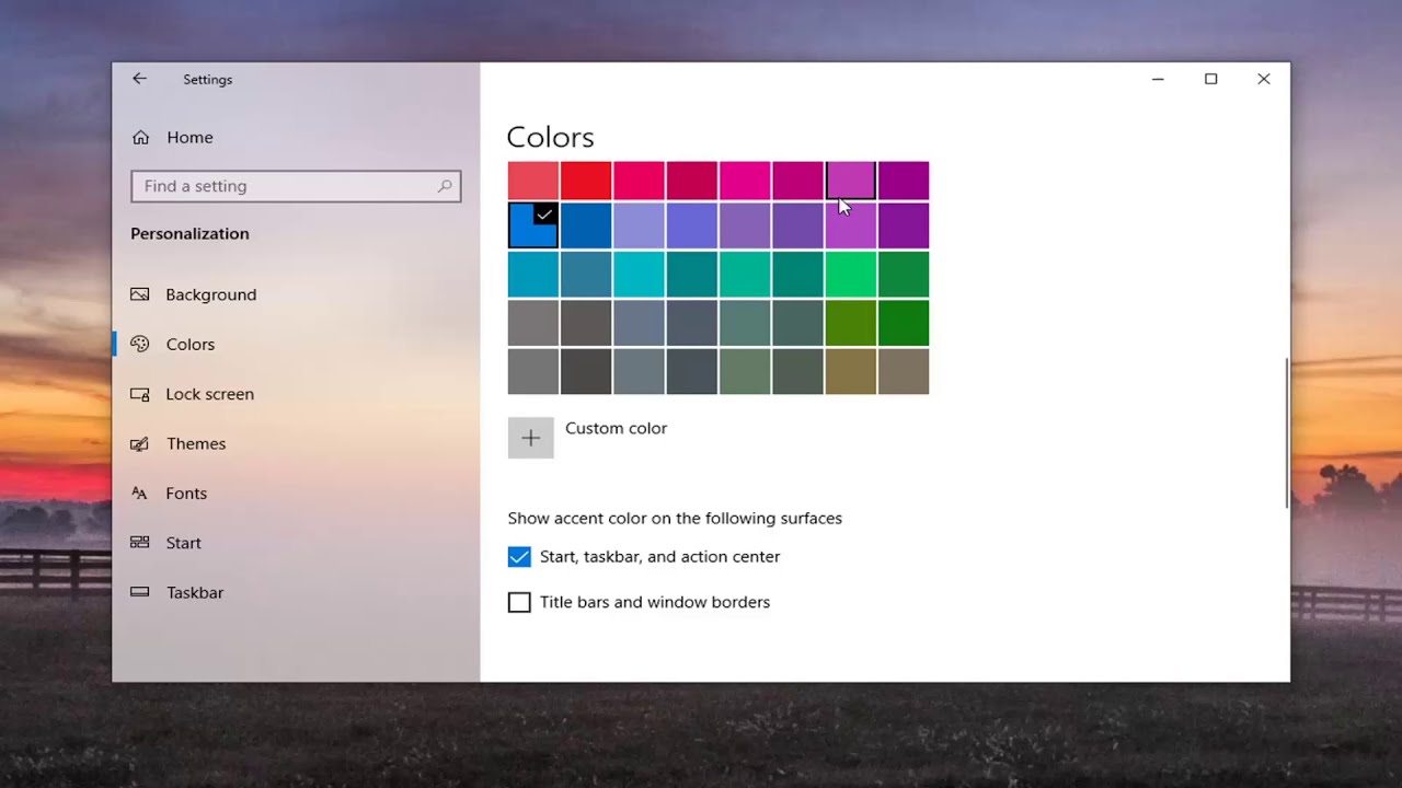 How to Change Taskbar Color in Windows 10 [Tutorial]