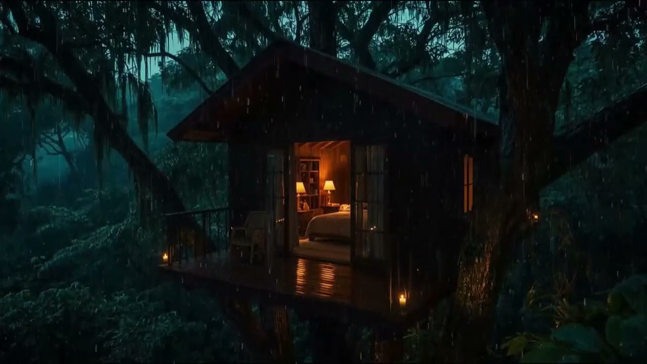 Gentle Rain at Night 🌧️ Sleep Fast & Stay Asleep