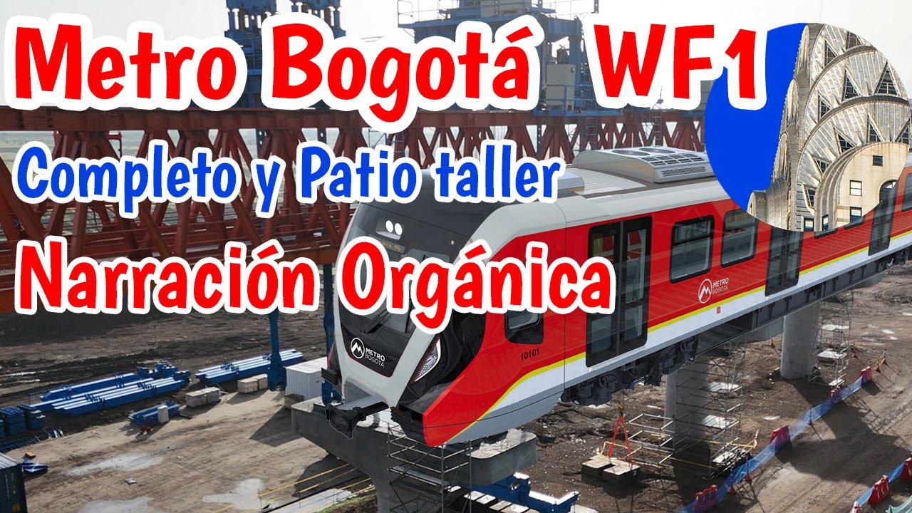Metro de Bogotá Recorrimos todo el frente de trabajo 1 WF1 hasta el patio taller
