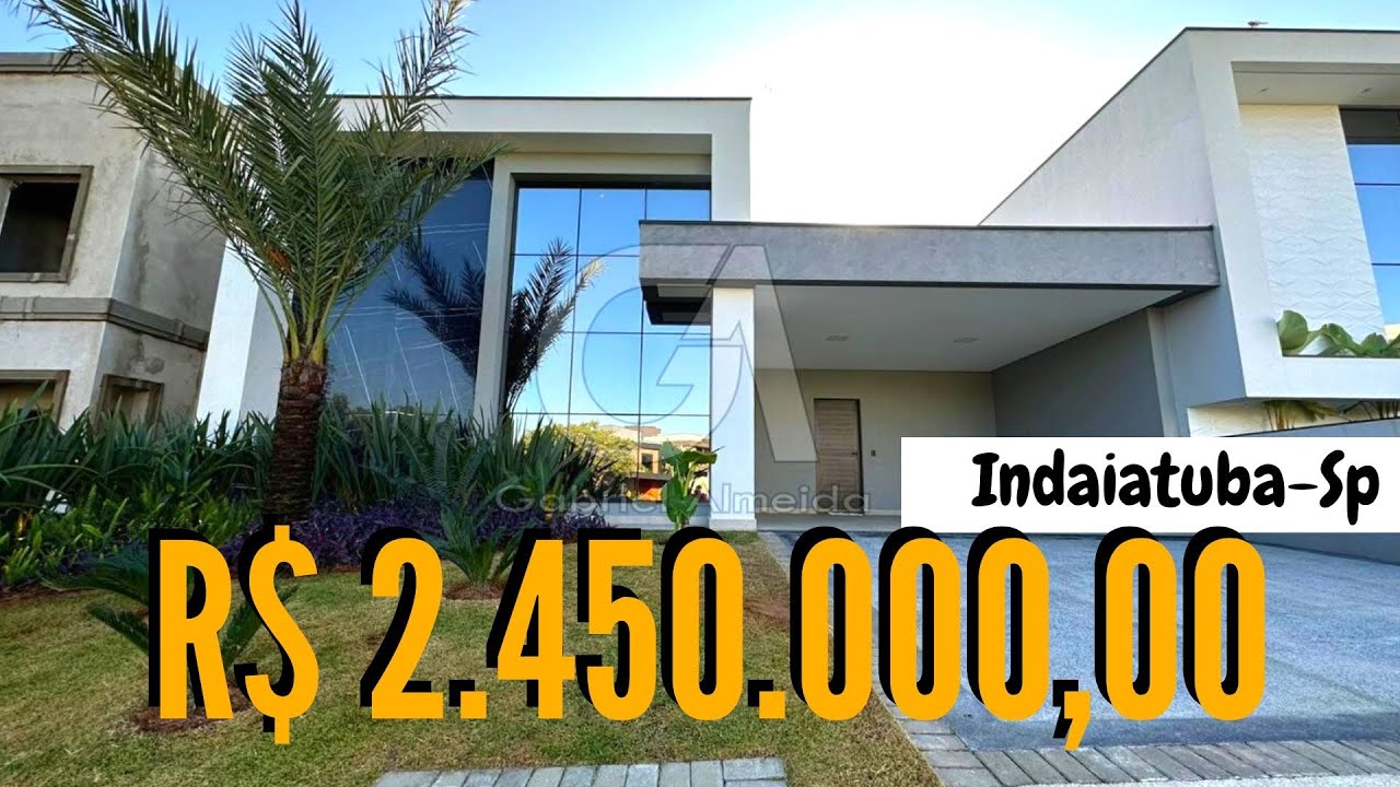CASA A VENDA NO CONDOMÍNIO DUAS MARIAS EM INDAIATUBA-SP | 4 SUÍTES COM TODOS OS AMBIENTES PLANEJADOS