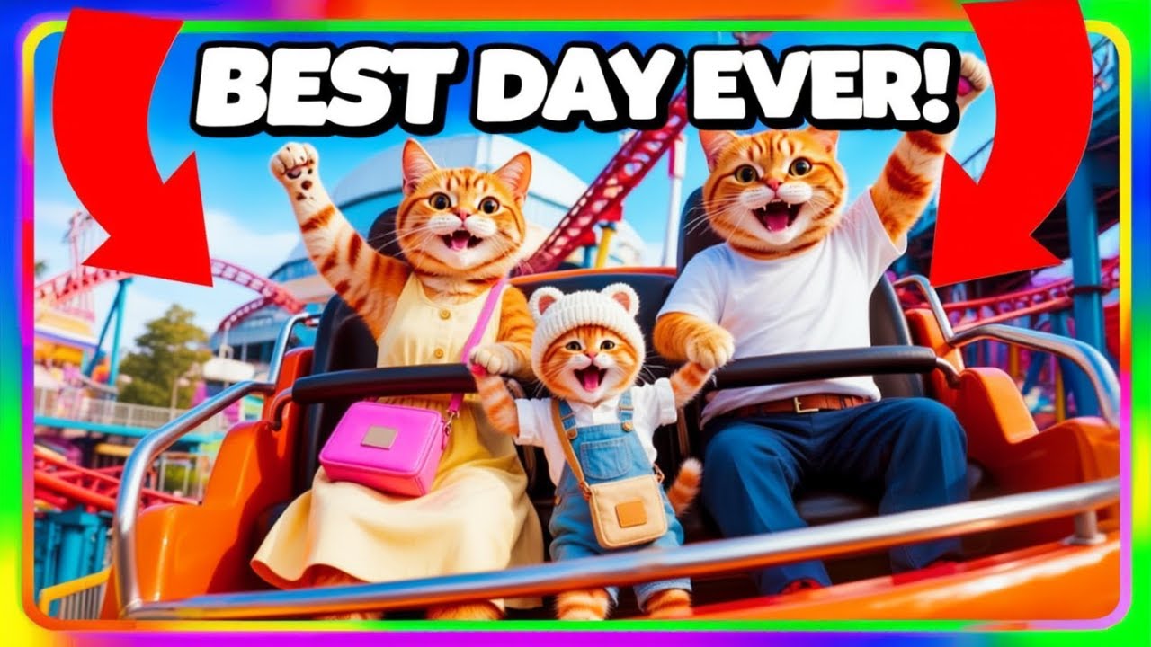 Ginger Kitten’s Big Japan Trip ✈️🐾 Mama Cat Leads the Way, Papa Cat Waves Goodbye 💼