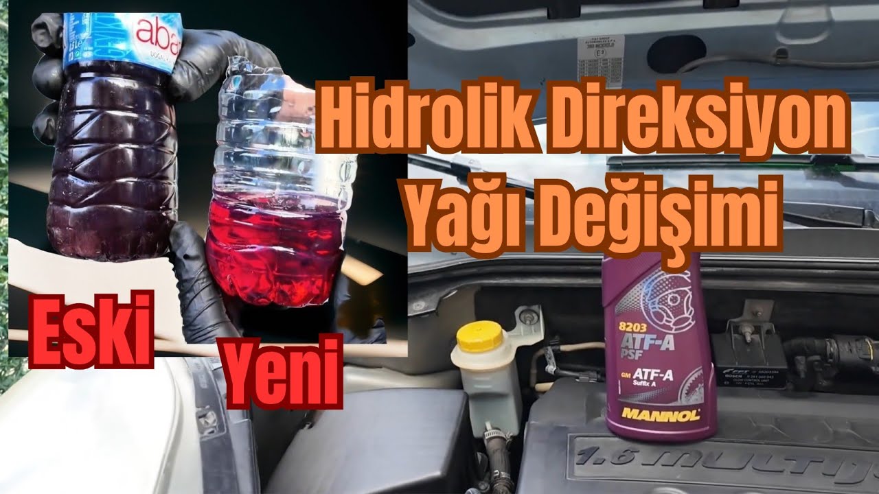 Hidrolik Direksiyon Yağı Değişimi | Fiat Doblo | Mannoil ATF