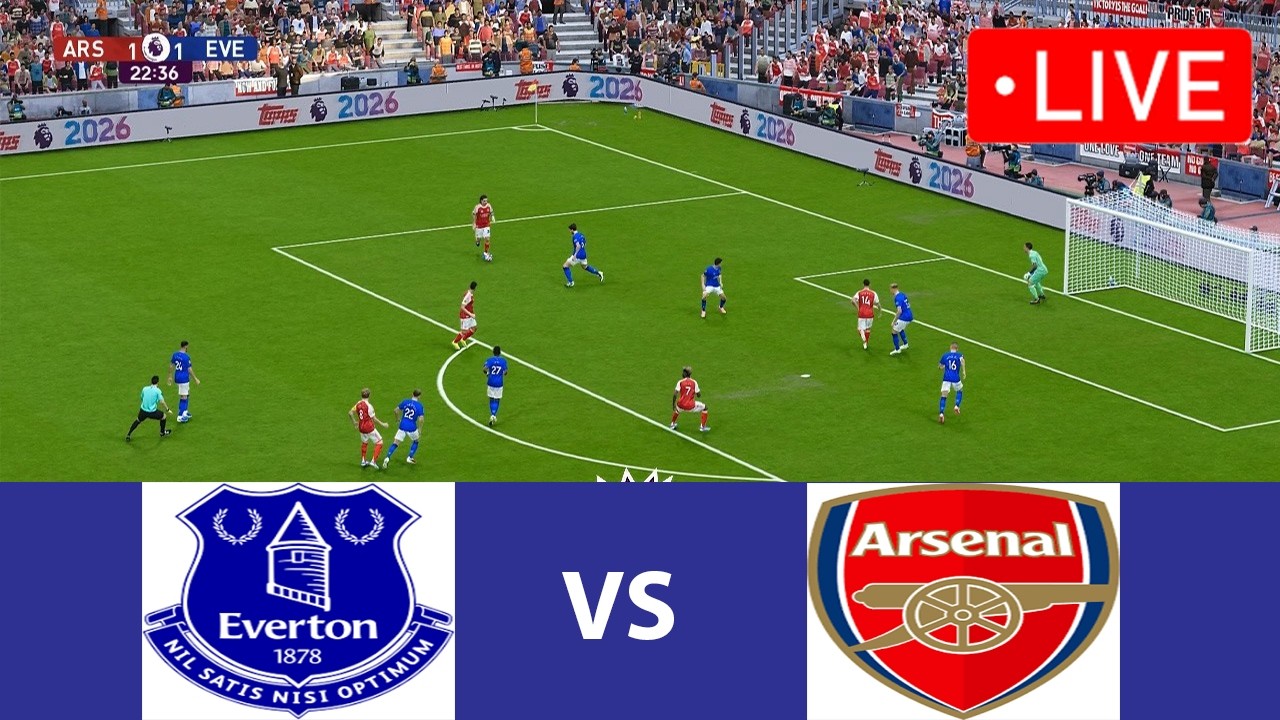 🔴 Arsenal vs Everton Live - Premier League | Football Live Match Today  PES 21 Simulation