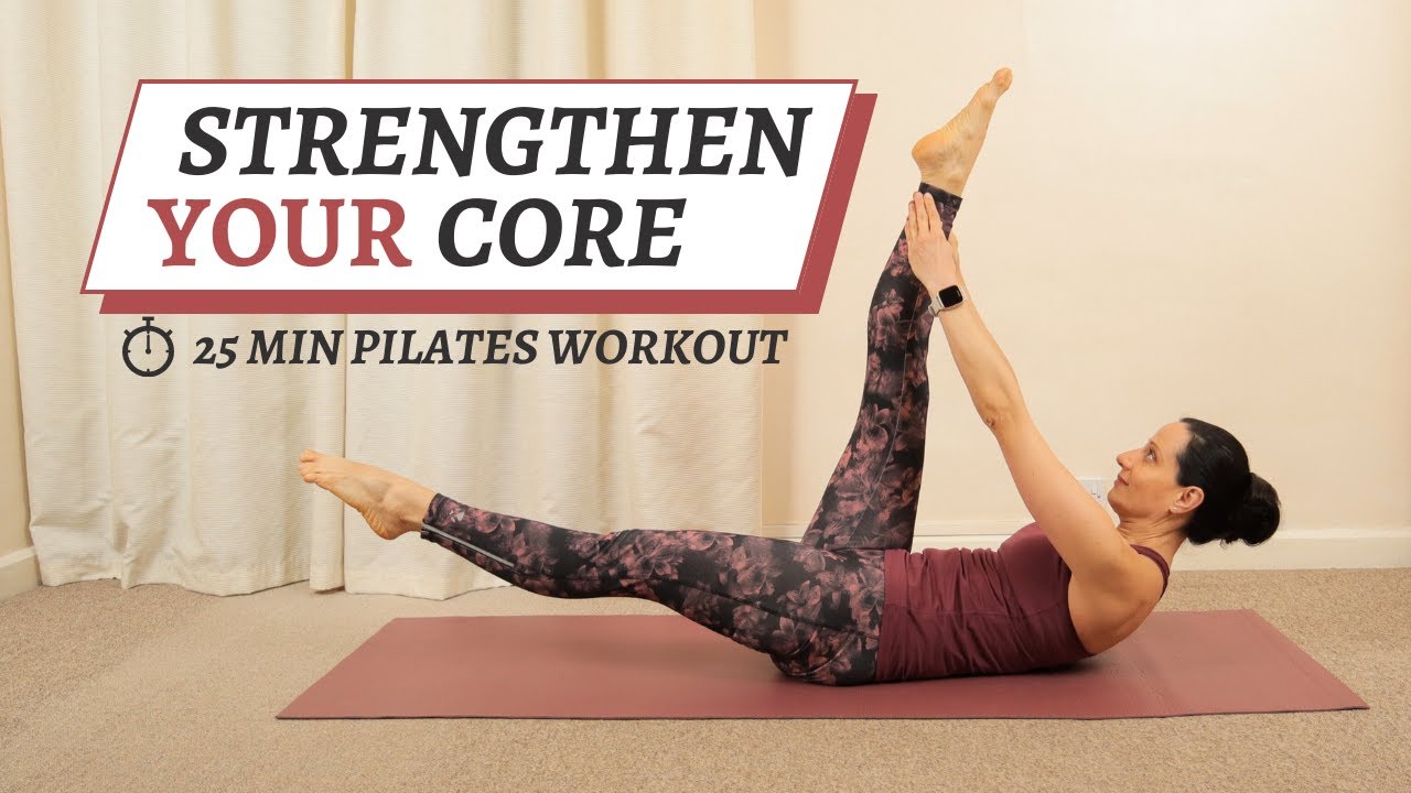 Core & Back Strengthening Pilates for Better Posture | 25 Min No Equipment Powerhouse Workout