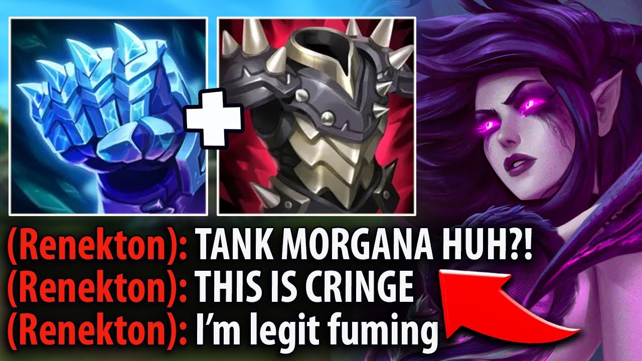 ENEMY RENEKTON WAS NOT EXPECTING MY TANK MORGANA TOP (HE WAS SO MAD)
