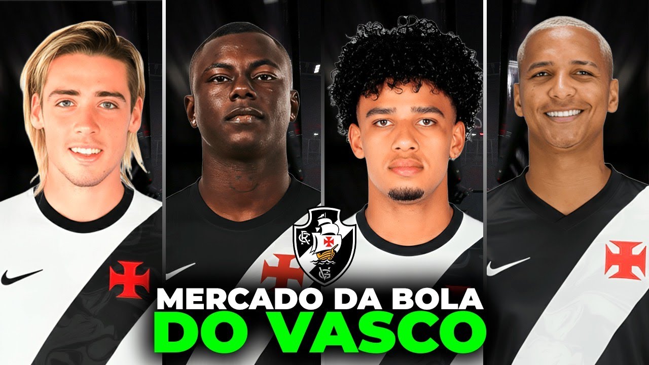 MERCADO DA BOLA DO VASCO: DEYVERSON, CLAUDIO SPINELLI; CHEGADAS DE BRENNER E HINESTROZA E+ NOTÍCIAS