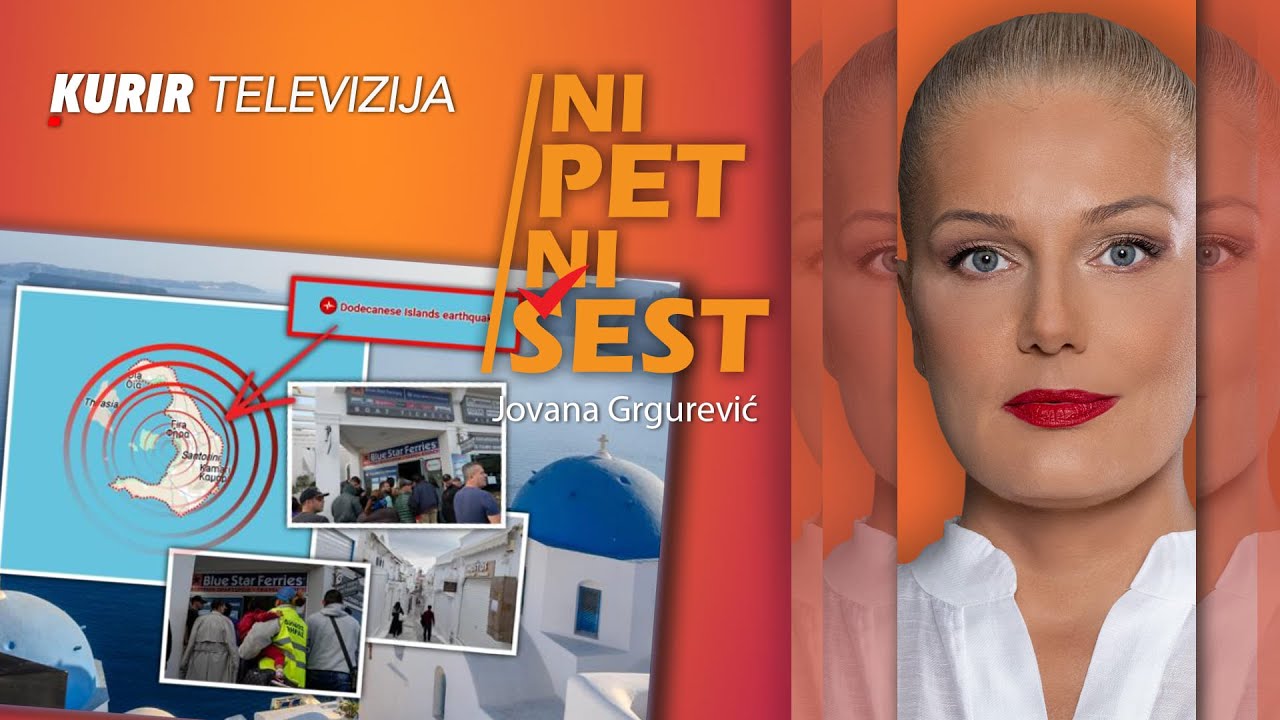 ZREMLJOTRESI NA SANTORINIJU - STRAH NIKAD VEĆI: Bežeći grad je napustilo više od 11.000 ljudi!