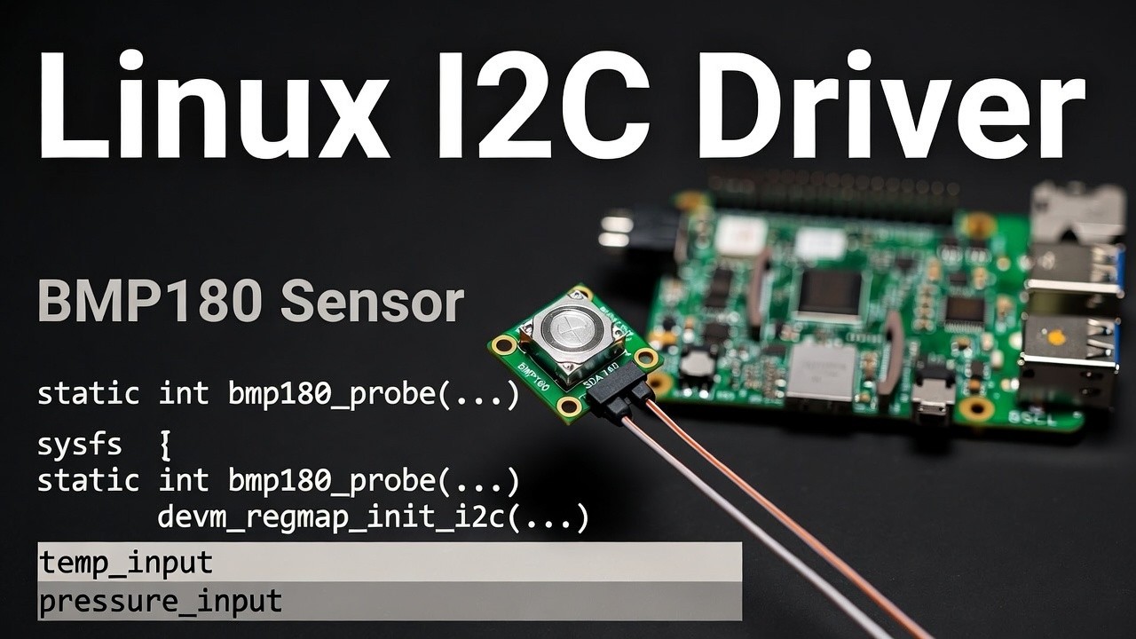 Разработка драйвера I2C для BMP180 под Linux: разработка драйверов устройств Linux для Raspberry ...