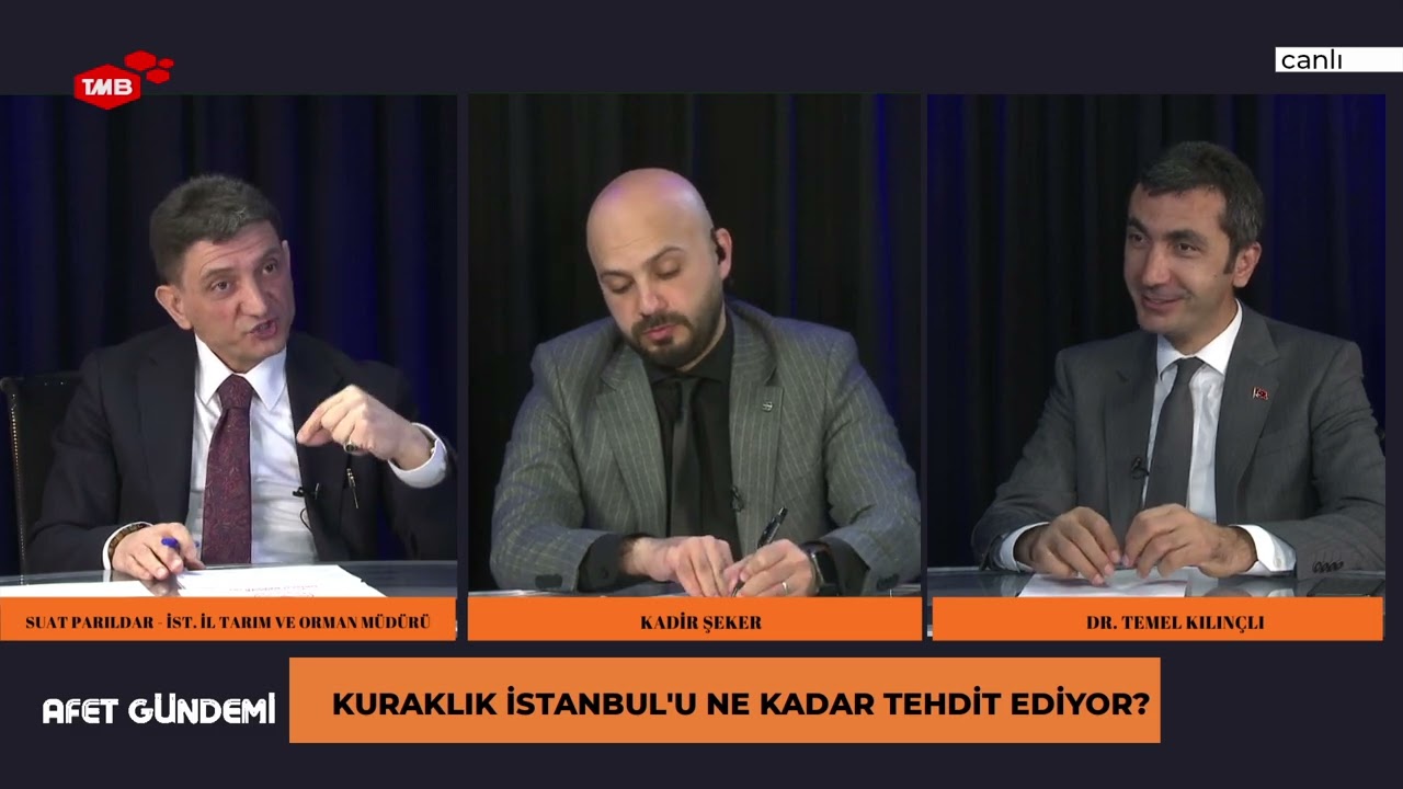KADİR ŞEKER VE DR. TEMEL KILINÇLI İLE AFET GÜNDEMİ- SUAT PARILDAR
