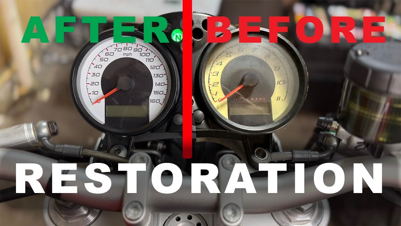 Instrument Cluster Restoration - Ducati Monster S2R 1000 #gauge #dash #restoration #Venoxy