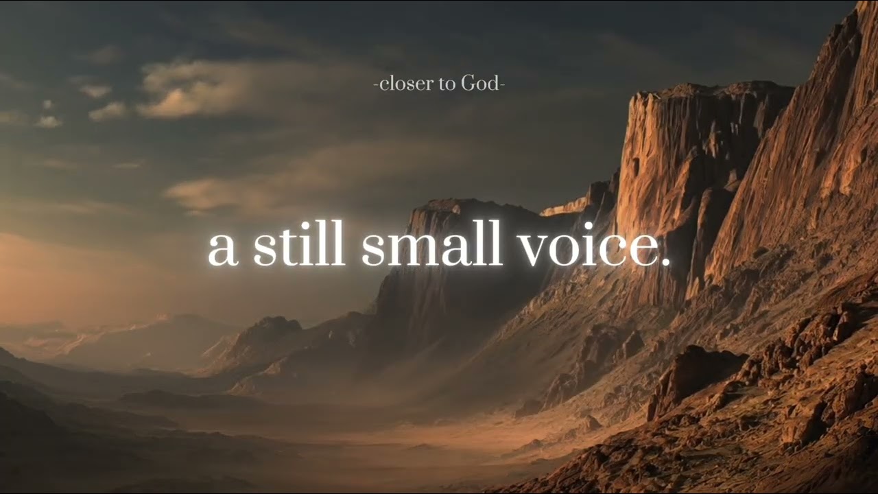 a still small voice.