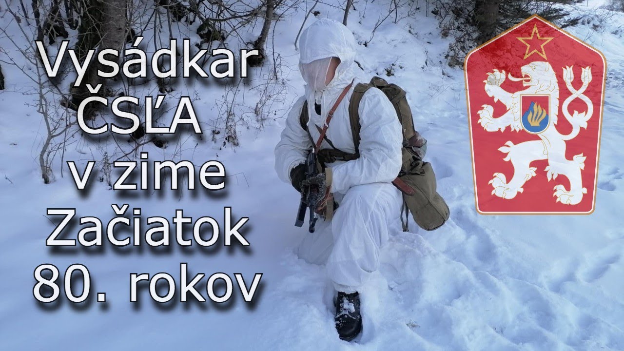 28# výstroj - ČSĽA, Výsadkár v zime, Začiatok 80. rokov
