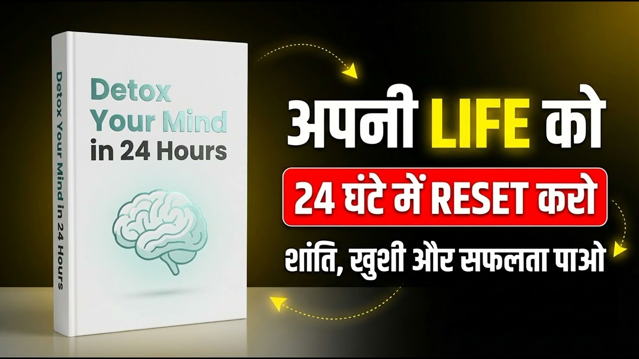 24 घंटे में मन को शांत कैसे करें? | Detox Your Mind Book Summary in Hindi
