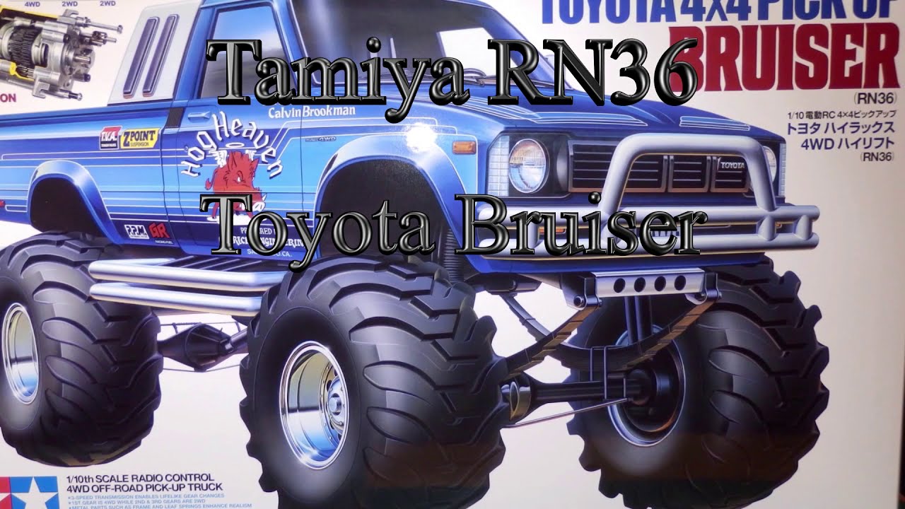 Tamiya Toyota Bruiser Build Photo Montage