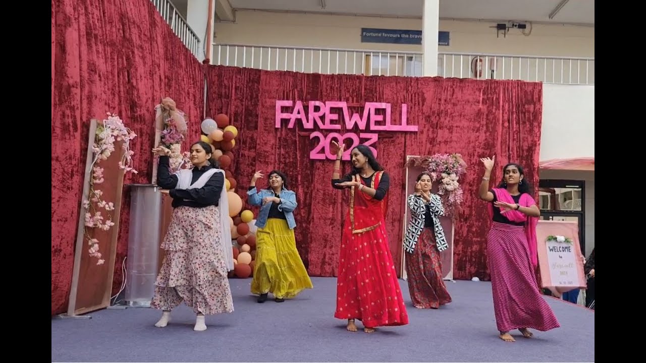 IISJ FAREWELL DANCE 2023 by Theertha and team | VR CHUNKZZZ