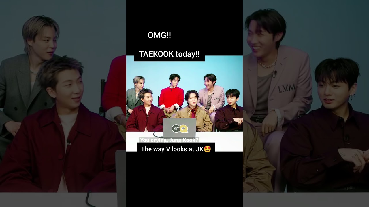 TAEKOOK 🤩❤️#bts #kimtaehyung #jungkook #taekook #taekooklive #taekooknewmoments #taekookmoments