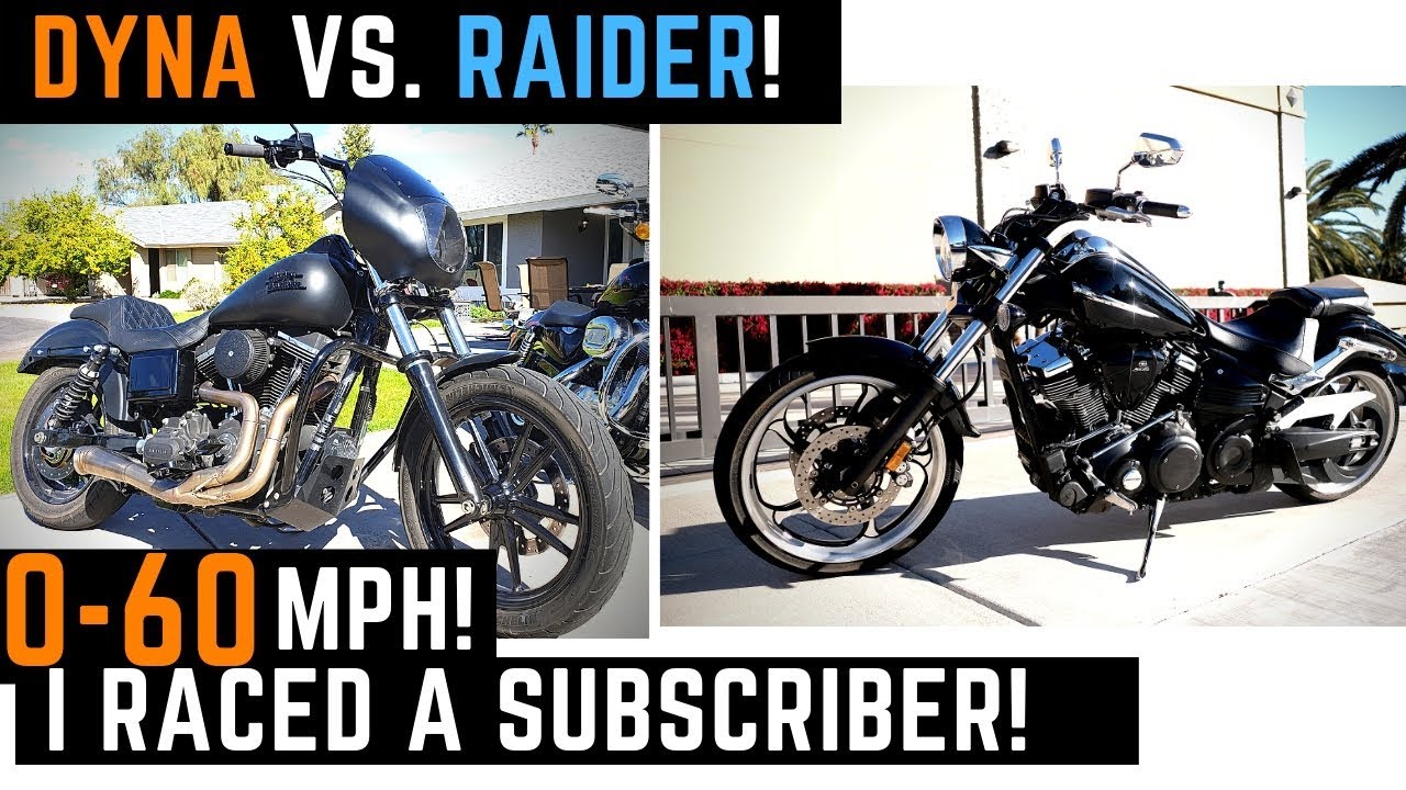 Harley Dyna против Yamaha Raider! Я устроил гонки на скорость с подписчиком! Тест-драйв подержанн...