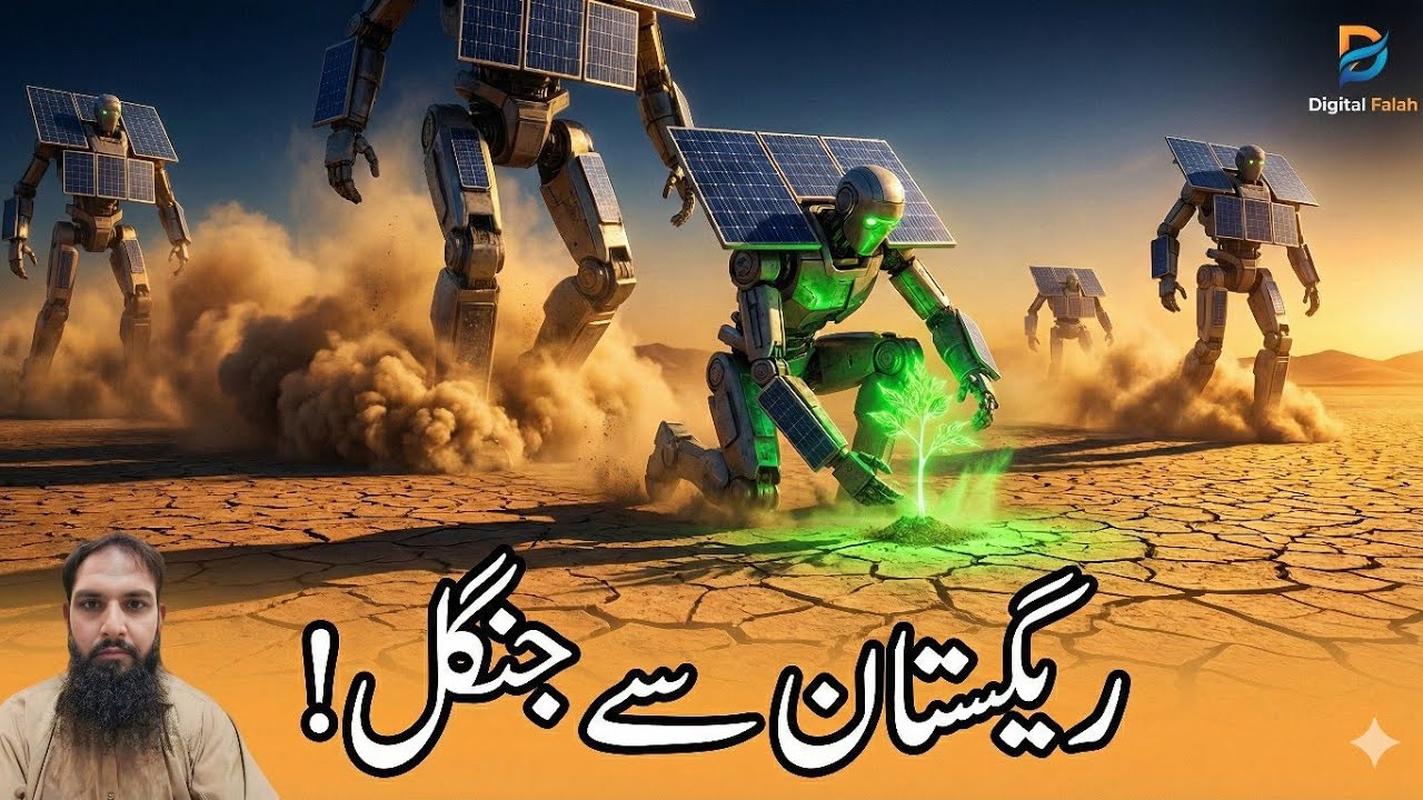 Solar Robots Turning China&rsquo;s Deserts Green &mdash; The Future of Eco-Tech 2060
