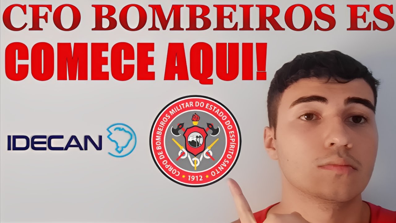CFO BOMBEIROS ES | COMO ESTUDAR + ANÁLISE COMPLETA DA BANCA IDECAN