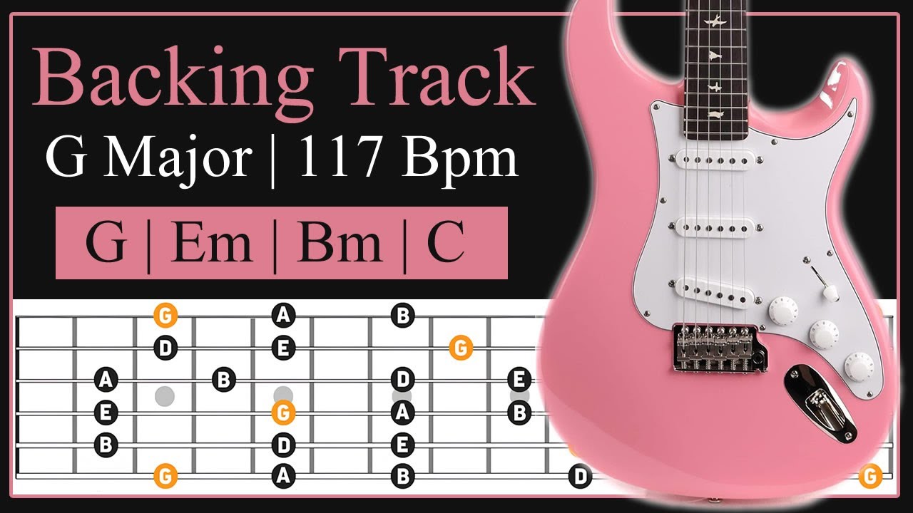 G Major Backing Track | 117 Bpm