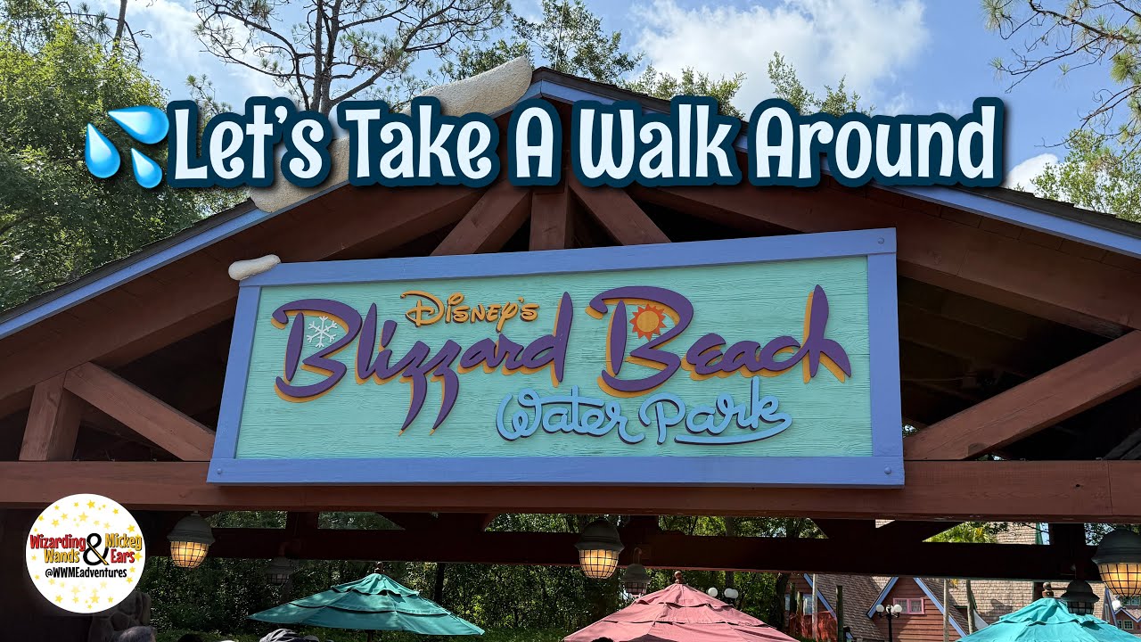 Let's Take A Walk Around Disney's Blizzard Beach Water Park | Walt Disney World