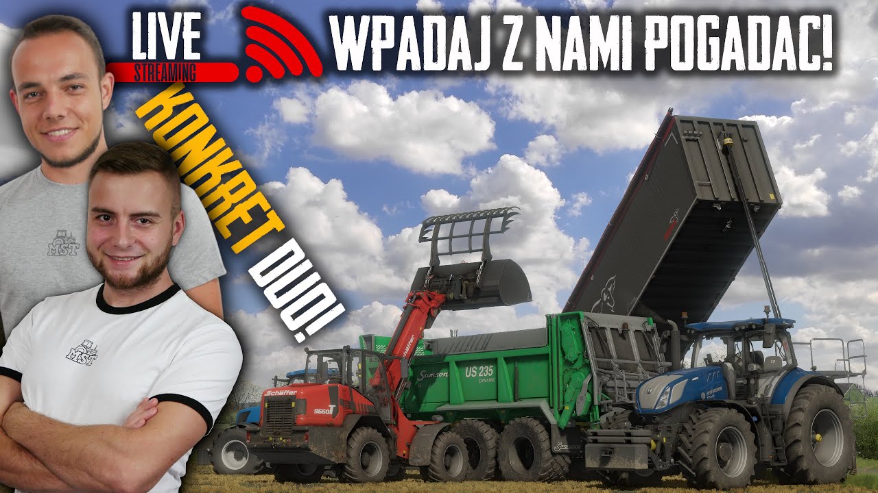 JANKUS & BRONEK NADAJĄ📺 💘| KONKRET DUO POWRACA😋 | The Eifel Map TerraLifePlus  🗺🤠  |Live FS 22 🔴
