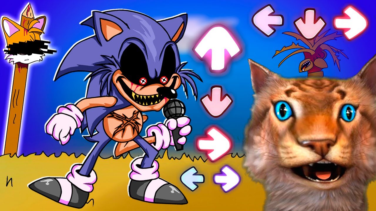 СОНИК EXE во Friday Night Funkin' - VS Sonic.EXE fnf mod