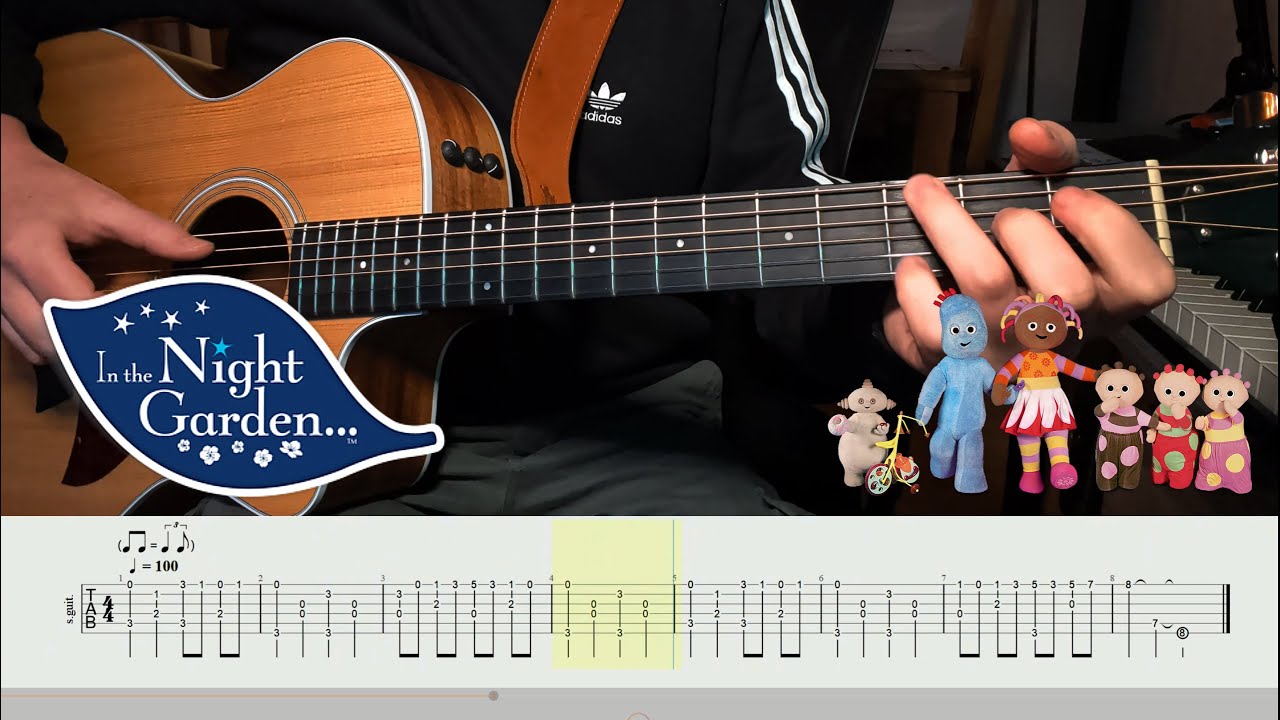 In The Night Garden Theme Song but for SOLO Fingerstyle Guitar (WITH TAB)