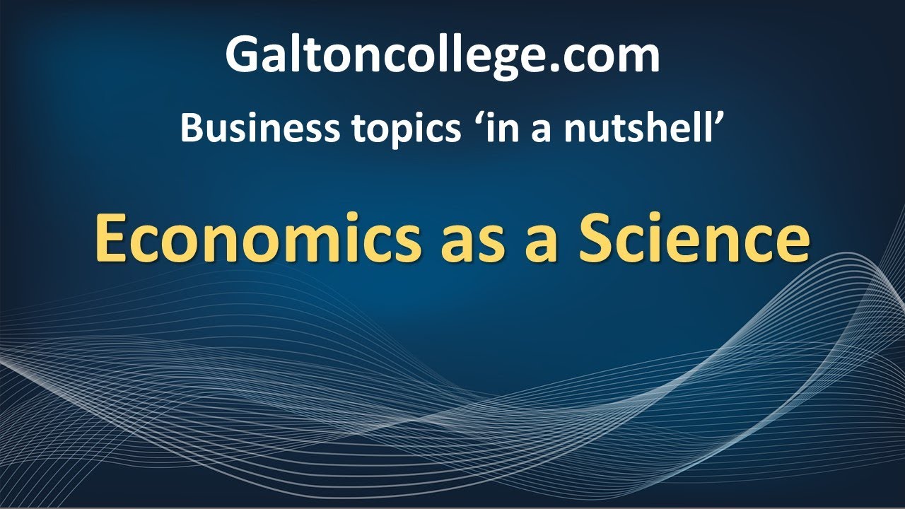 Economics as a Science