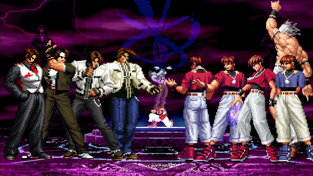 [KOF Mugen] Kyo Kusanagi Team vs Chris Team