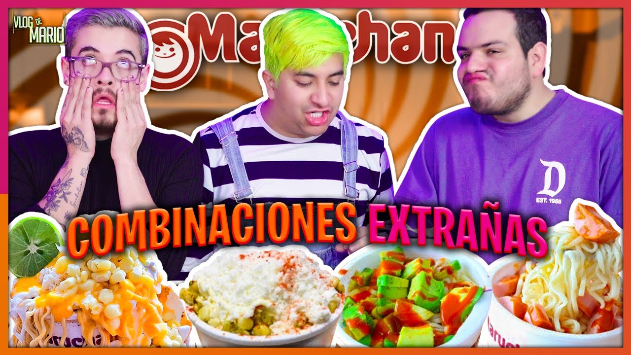 Las COMBINACIONES más extrañas de MARUCHAN + Kevin Achutegui y Chris Mint